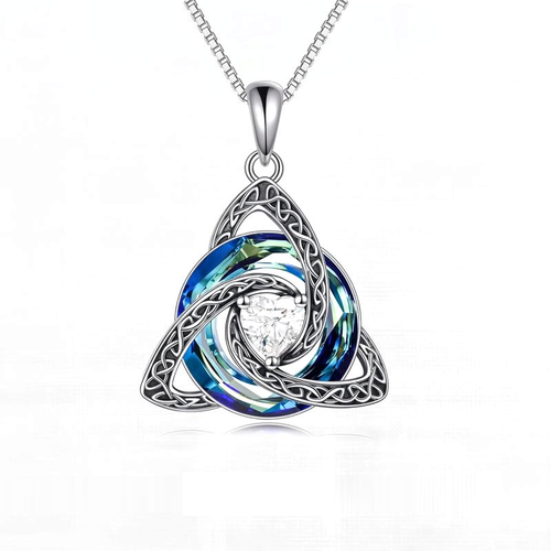 Halskette Hexenknoten – April (Diamant)